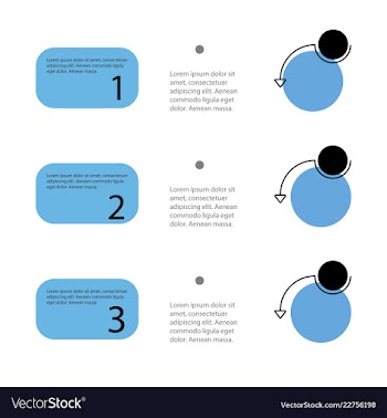 Colorful infographic process chart and arrows vector image