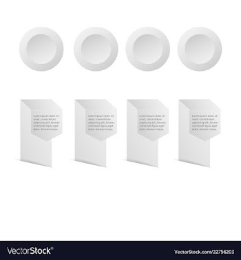 Colorful infographic process chart and arrows vector image