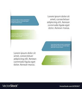 Colorful infographic process chart and arrows vector image