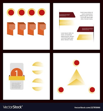 Colorful infographic process chart and arrows vector image