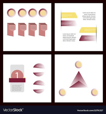 Colorful infographic process chart and arrows vector image