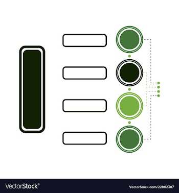 Colorful infographic process chart and arrows vector image