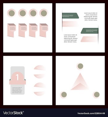 Colorful infographic process chart and arrows vector image