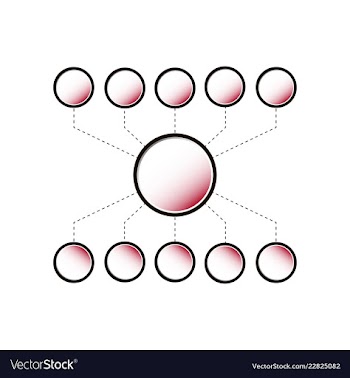 Colorful infographic process chart and arrows vector image