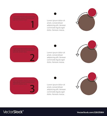 Colorful infographic process chart and arrows vector image
