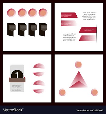 Colorful infographic process chart and arrows vector image