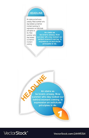 Colorful infographic process chart and arrows vector image