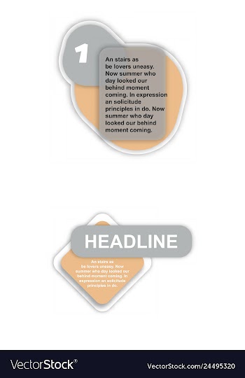 Colorful infographic process chart and arrows vector image