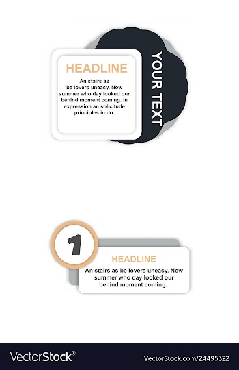 Colorful infographic process chart and arrows vector image