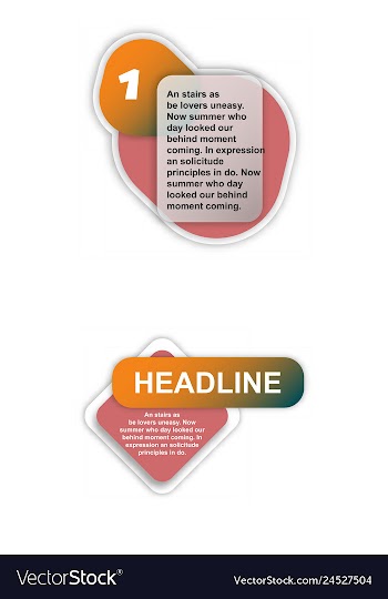 Colorful infographic process chart and arrows vector image