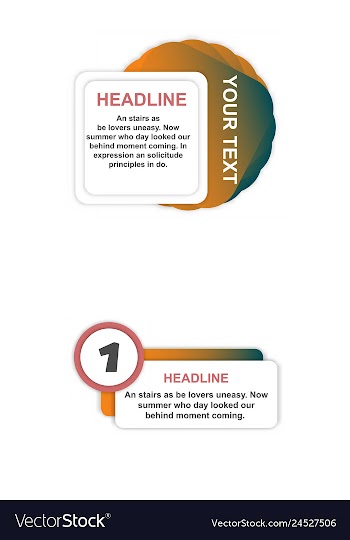 Colorful infographic process chart and arrows vector image