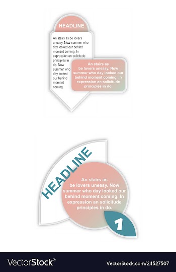 Colorful infographic process chart and arrows vector image