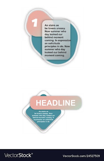 Colorful infographic process chart and arrows vector image