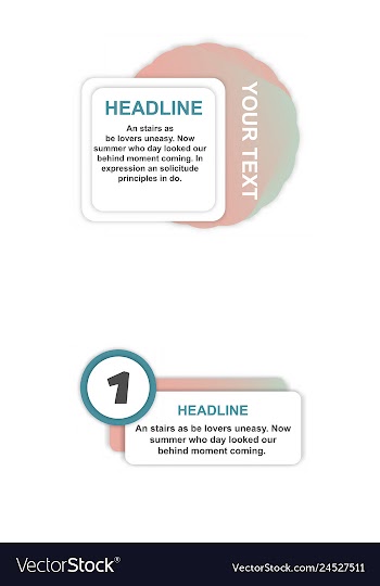 Colorful infographic process chart and arrows vector image