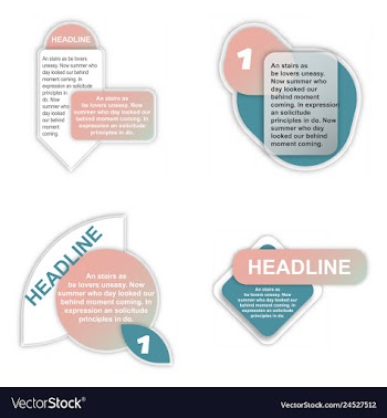 Colorful infographic process chart and arrows vector image