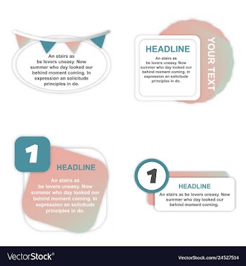 Colorful infographic process chart and arrows vector image