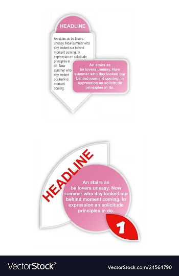 Colorful infographic process chart and arrows vector image