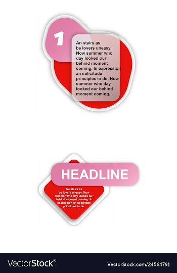 Colorful infographic process chart and arrows vector image