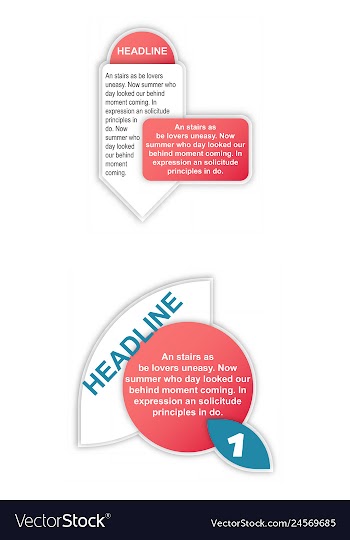 Colorful infographic process chart and arrows vector image