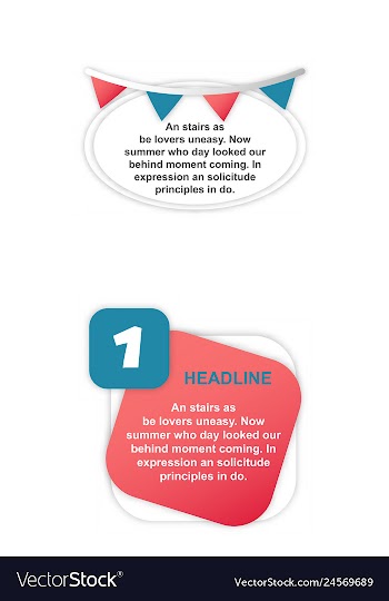 Colorful infographic process chart and arrows vector image