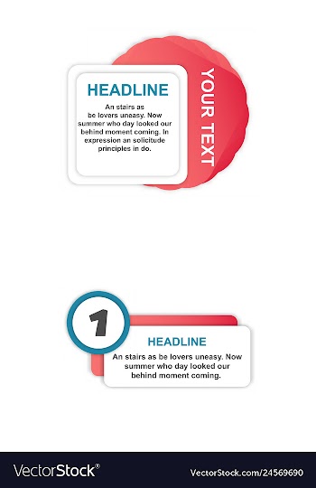 Colorful infographic process chart and arrows vector image