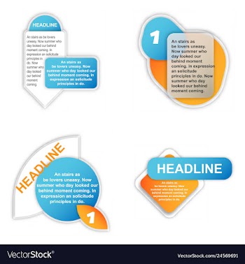 Colorful infographic process chart and arrows vector image