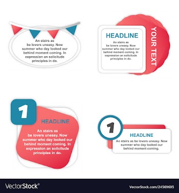 Colorful infographic process chart and arrows vector image