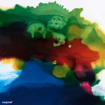 Colorful ink watercolor textured background | Free stock vector - 516641