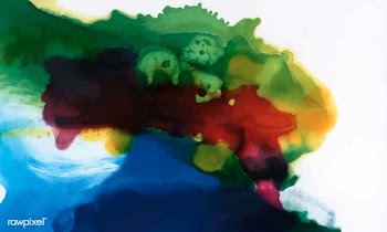 Colorful ink watercolor textured background | Free stock vector - 516651