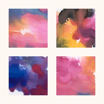 Colorful ink watercolor textured background s.. | Free stock vector - 516693
