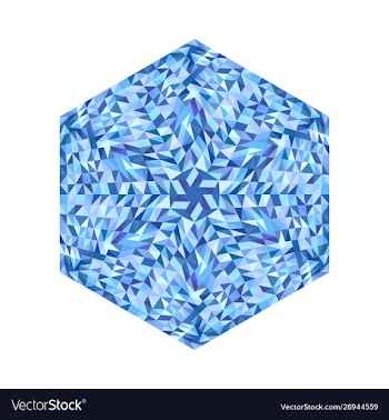 Colorful isolated geometrical tiled mosaic vector image