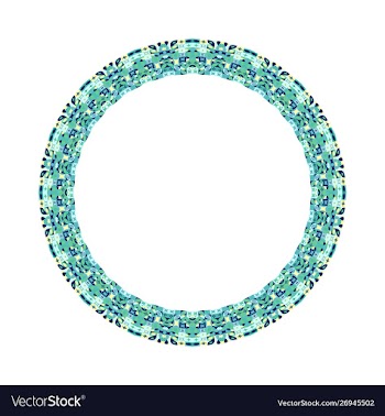 Colorful isolated geometrical tiled mosaic vector image