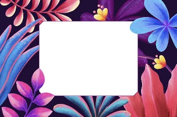 Colorful leaves frame background, botanical | Free Photo Illustration - rawpixel