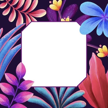 Colorful leaves frame background, botanical | Free Photo Illustration - rawpixel