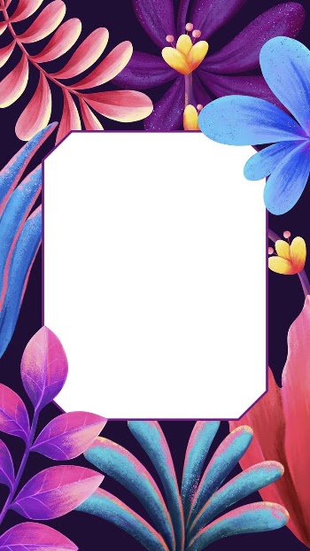 Colorful leaves mobile wallpaper, tropical | Free Photo Illustration - rawpixel