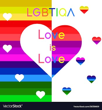 colorful lgbtiqa banner for social media
