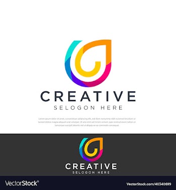 colorful line style symbol logosymboltemplate