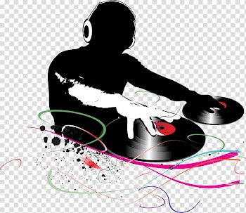 Colorful lines dj transparent background PNG clipart