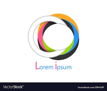 Colorful logo vector image
