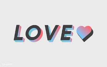Colorful love 3d | Free stock vector - 66059