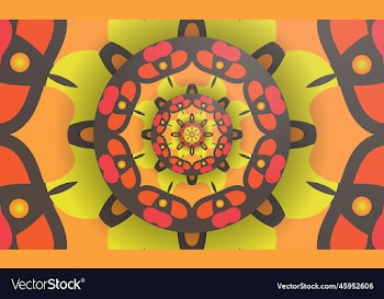 colorful luxury mandala pattern design