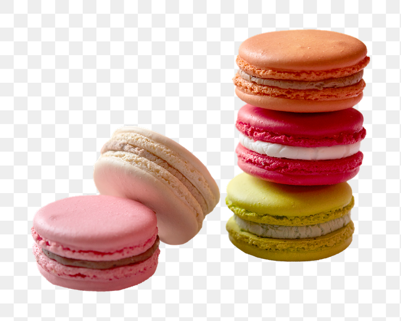 Colorful macarons png sticker, transparent | Free PNG - rawpixel