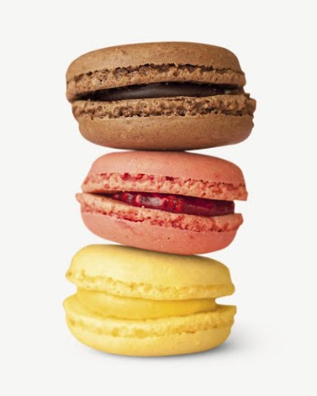 Colorful macaroons dessert collage element | Free PSD - rawpixel