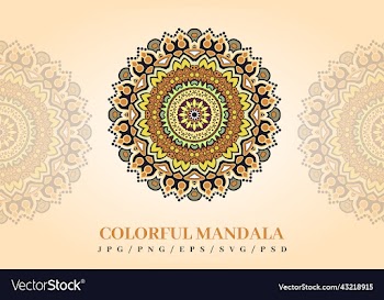 colorful mandala design colorful geometric