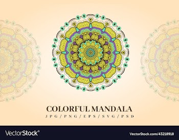 colorful mandala design colorful geometric