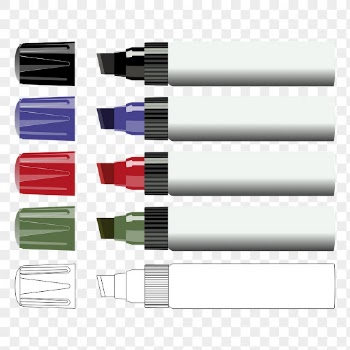 Colorful markers png sticker, transparent | Free PNG - rawpixel