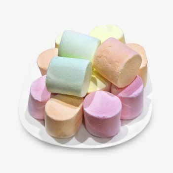 Colorful marshmallows collage element psd | Free PSD - rawpixel