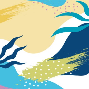 Colorful memphis design background vector