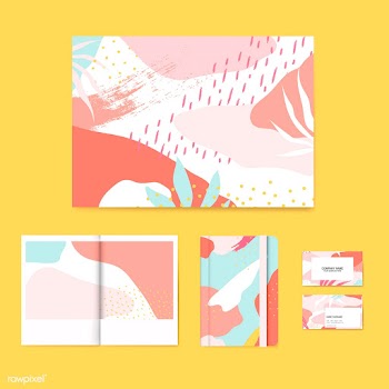 Colorful Memphis design layout vector set | Free stock vector - 540077