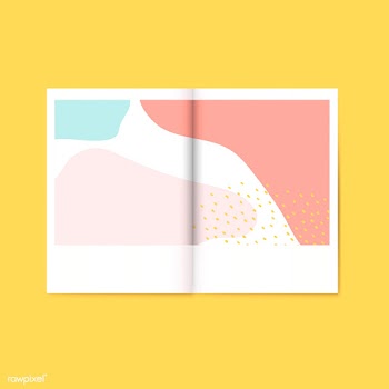 Colorful Memphis design magazine vector | Free stock vector - 540023